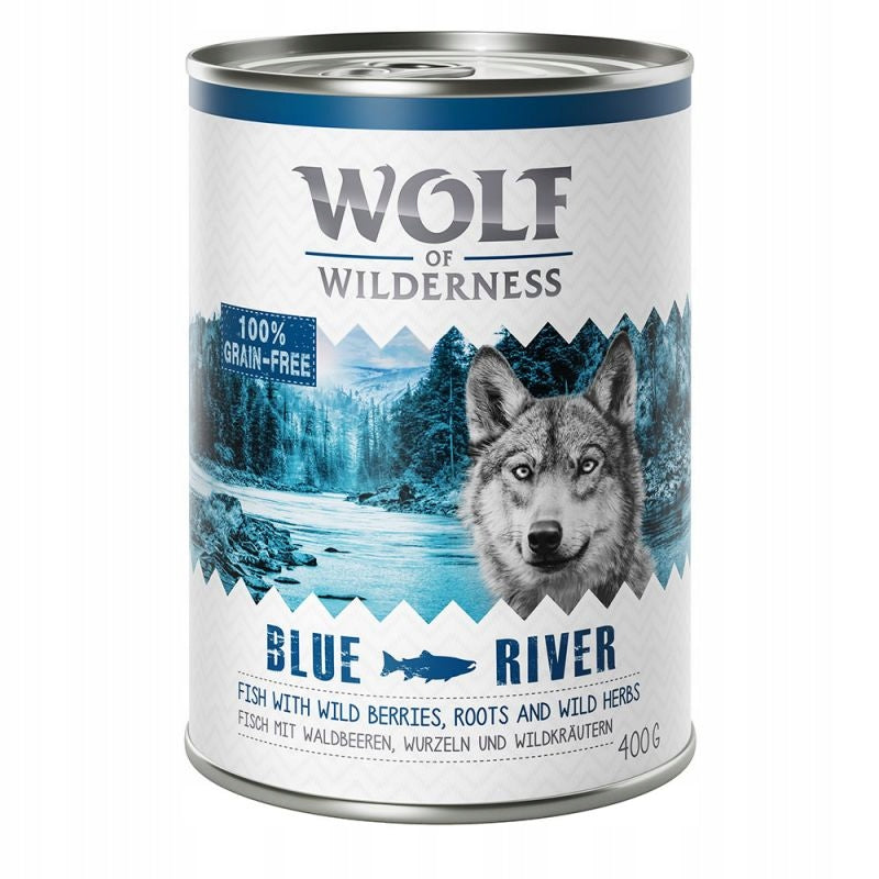 Wolf of Wilderness Blue River SALMON 400g can