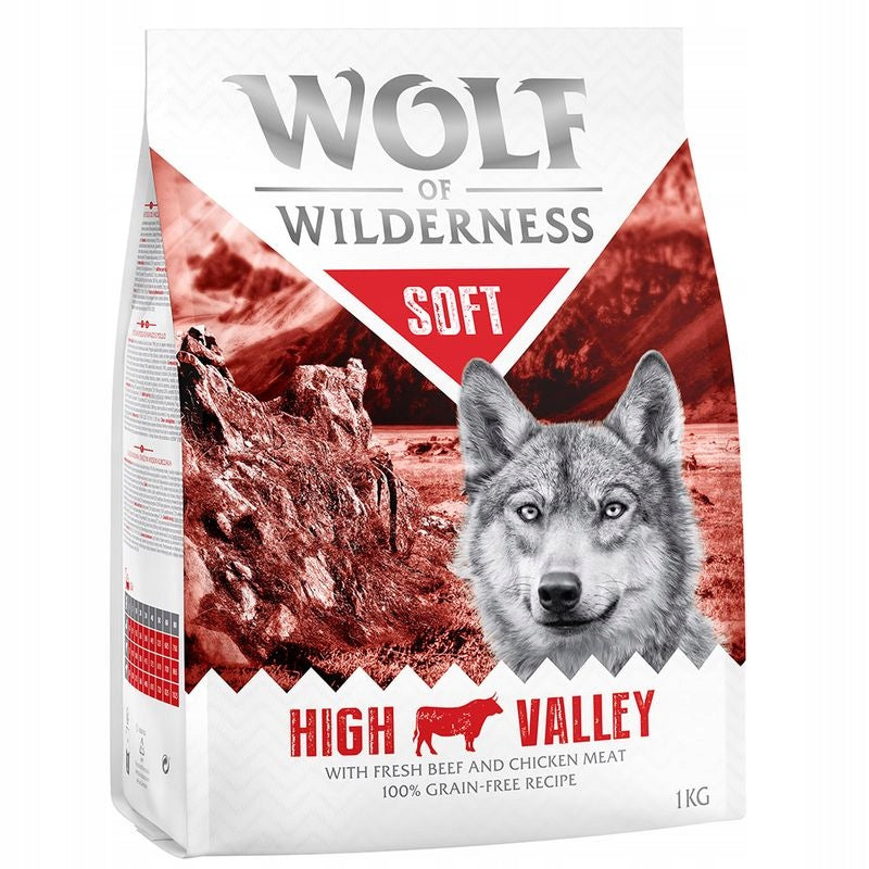Wolf of Wilderness "Soft - High Valley" Beef, 1kg