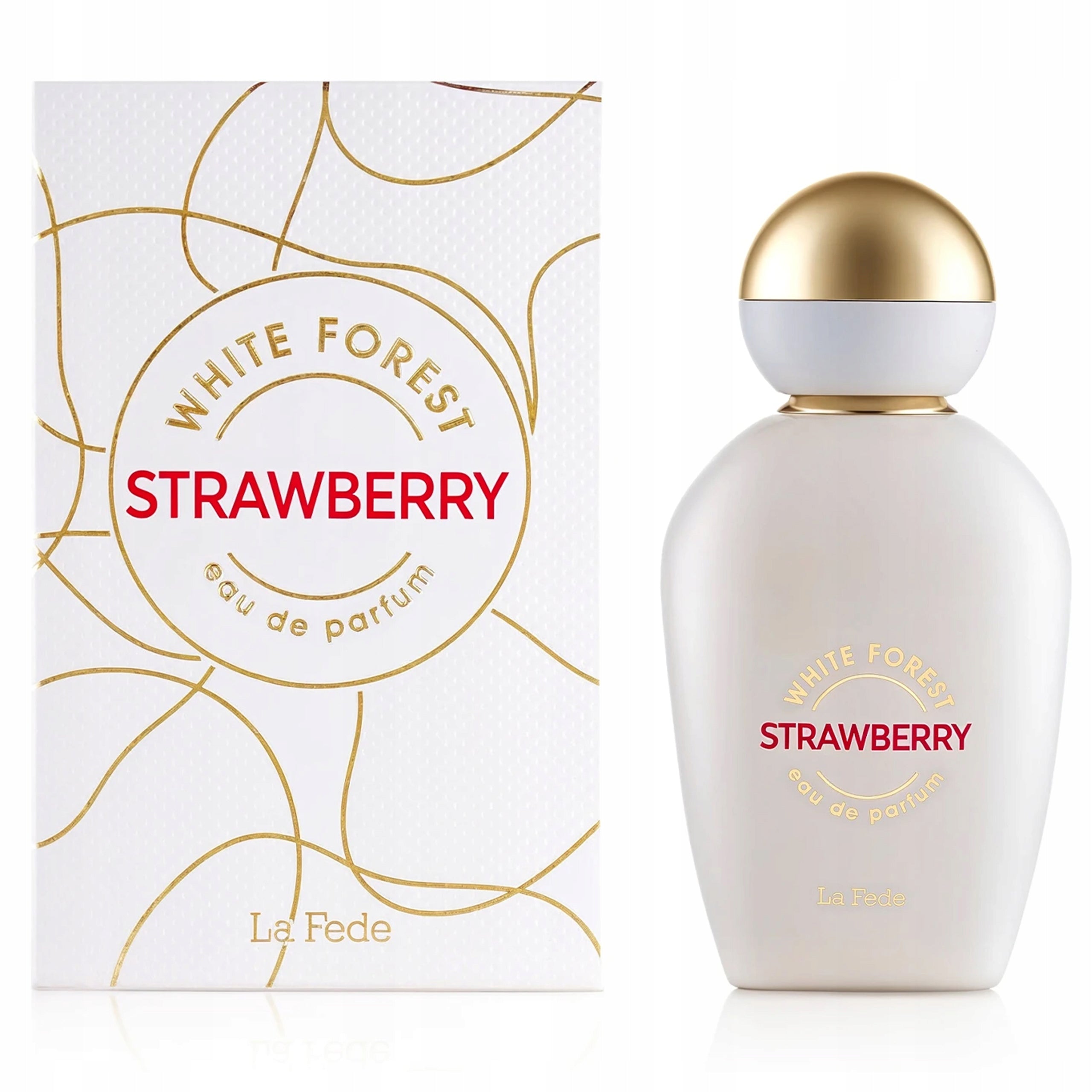 Women's Arabic Khadlaj La Fede White Forest Strawberry