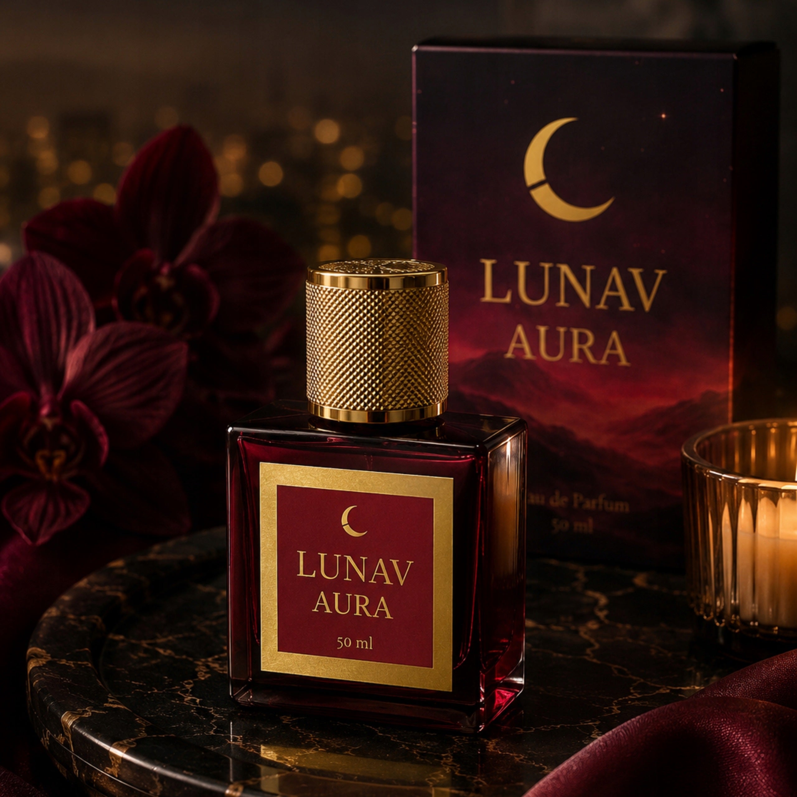 Women's Arabic Perfume LUNAV Aura Permanent Oriental Expressive EDP 50ml Brand LUNAV