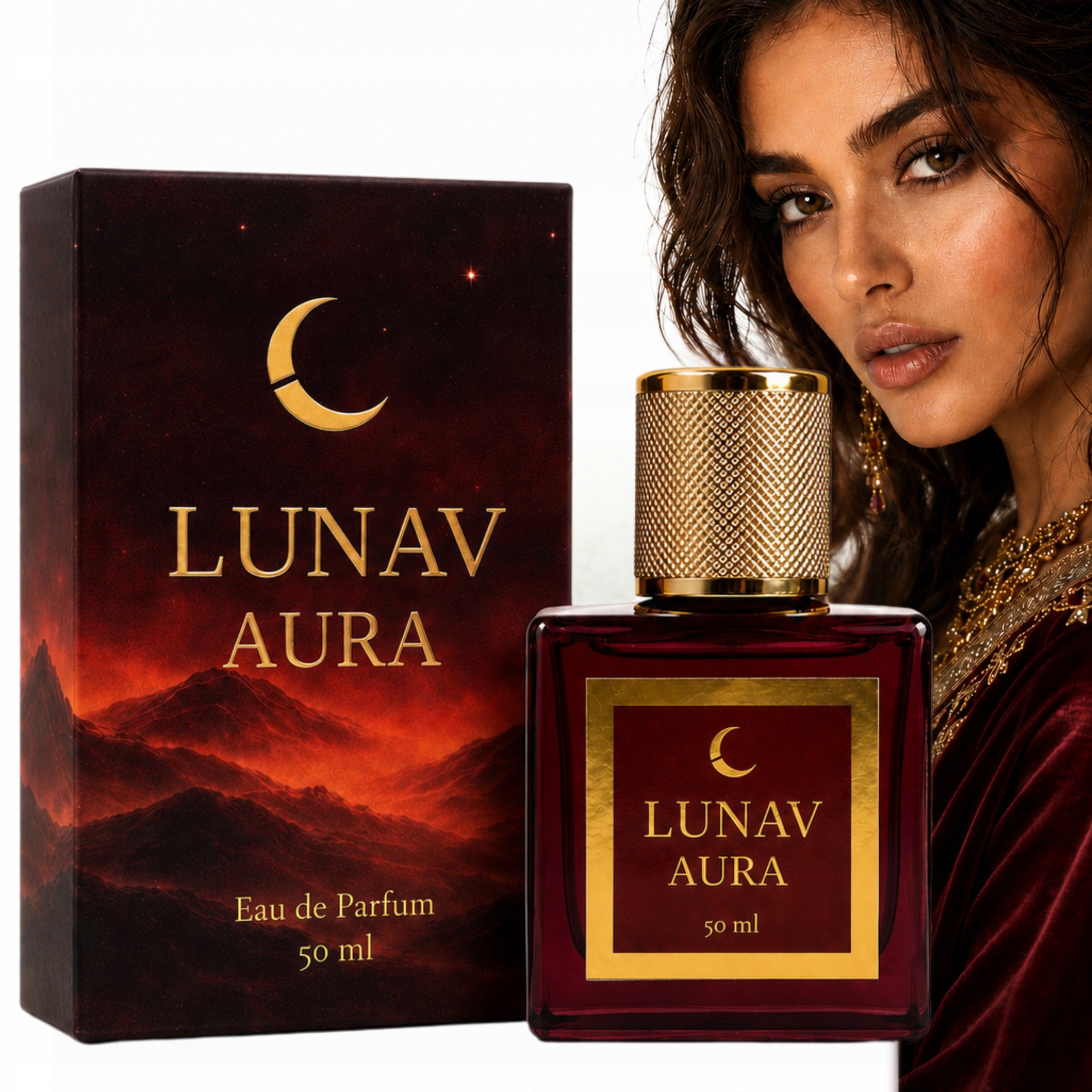 Women's Arabic Perfume LUNAV Aura Permanent Oriental Expressive EDP 50ml
