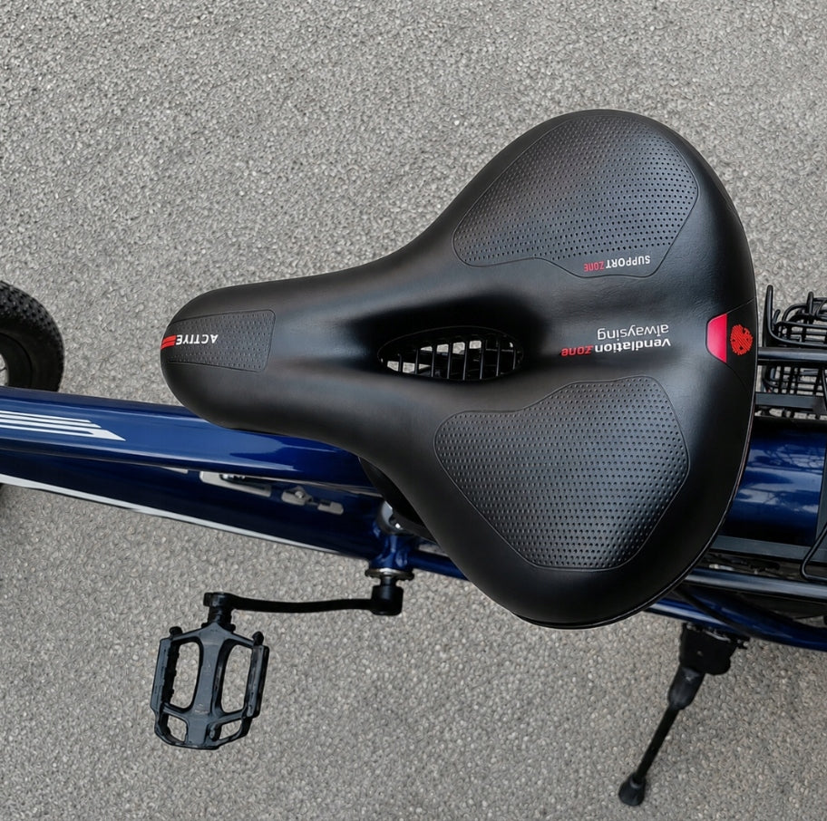 Women's BICYCLE SADDLE Men's Soft Wide SPRINGS Comfortable Model SIEDZENIE SPRĘŻYNACH AMORTYZOWANE Z AMORTYZACJĄ