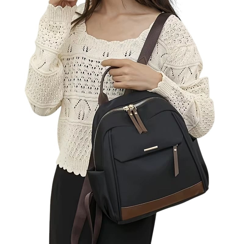 Women's Backpack BLACK Brown Backpack for Urban Work Trip Packaging status original
