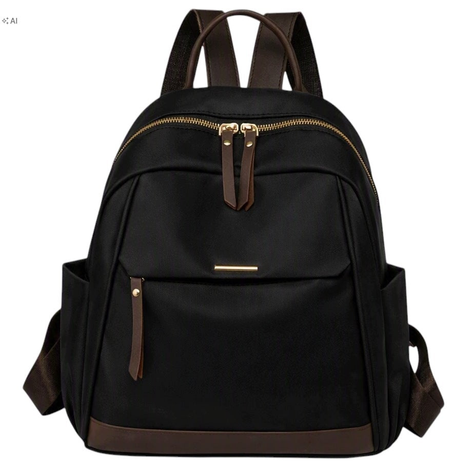 Women's Backpack BLACK Brown Backpack for Urban Work Trip