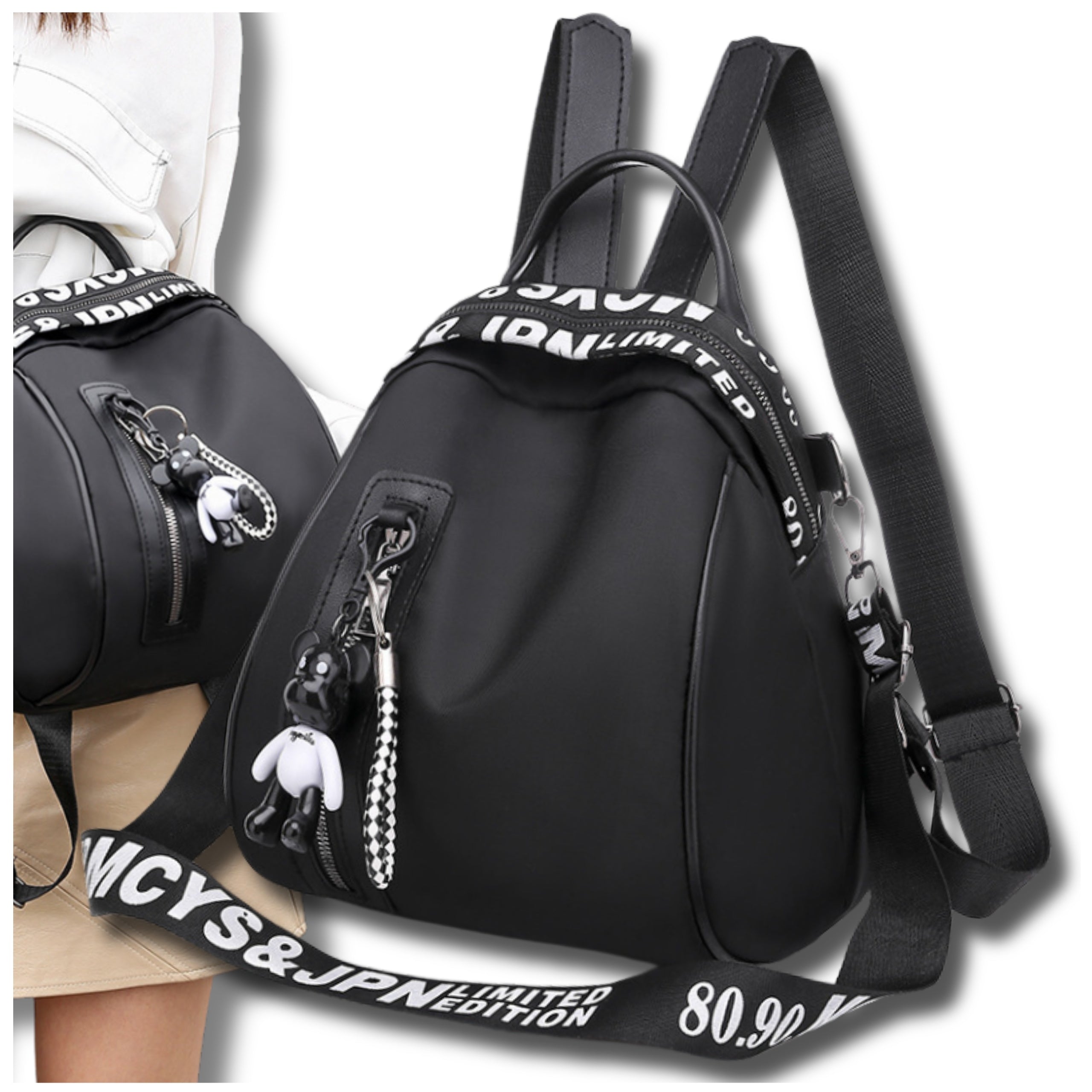 Women's Backpack Elegant Waterproof SHOULDER BAG 2in1 urban small Manufacturer code Damski Plecak elegancki wodoodporny