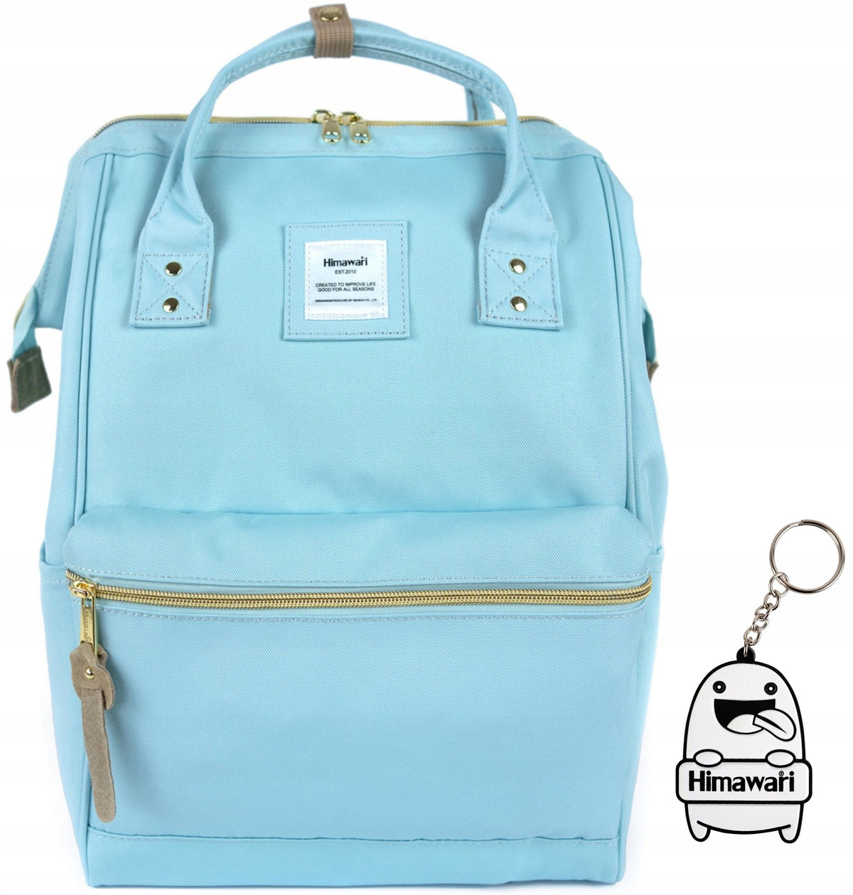 Women's Backpack Himawari Classic - School Lightweight Laptop Light Blue