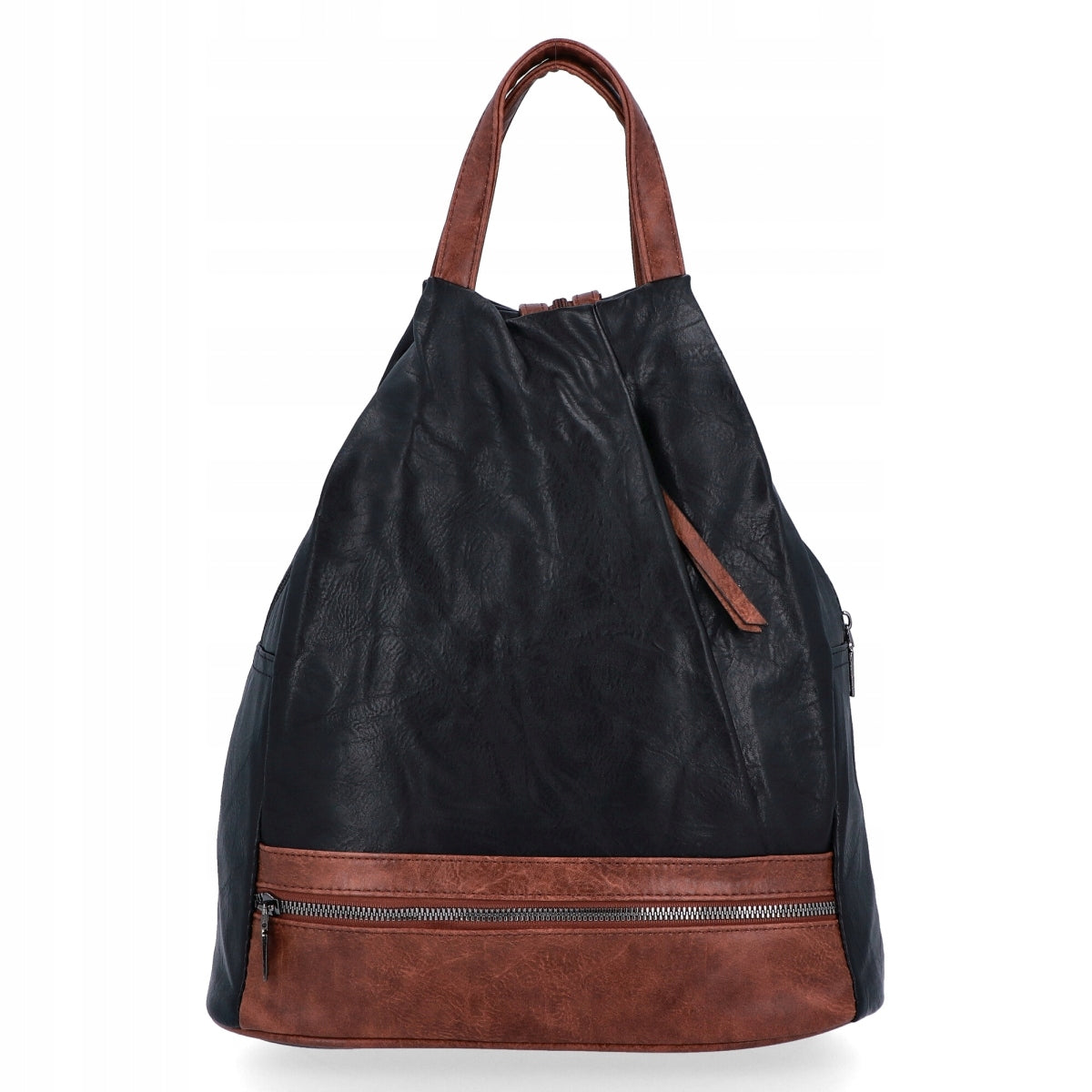 Women's Backpack Leather Black/Earth Herisson 1552H2023-51 Brand HERISSON
