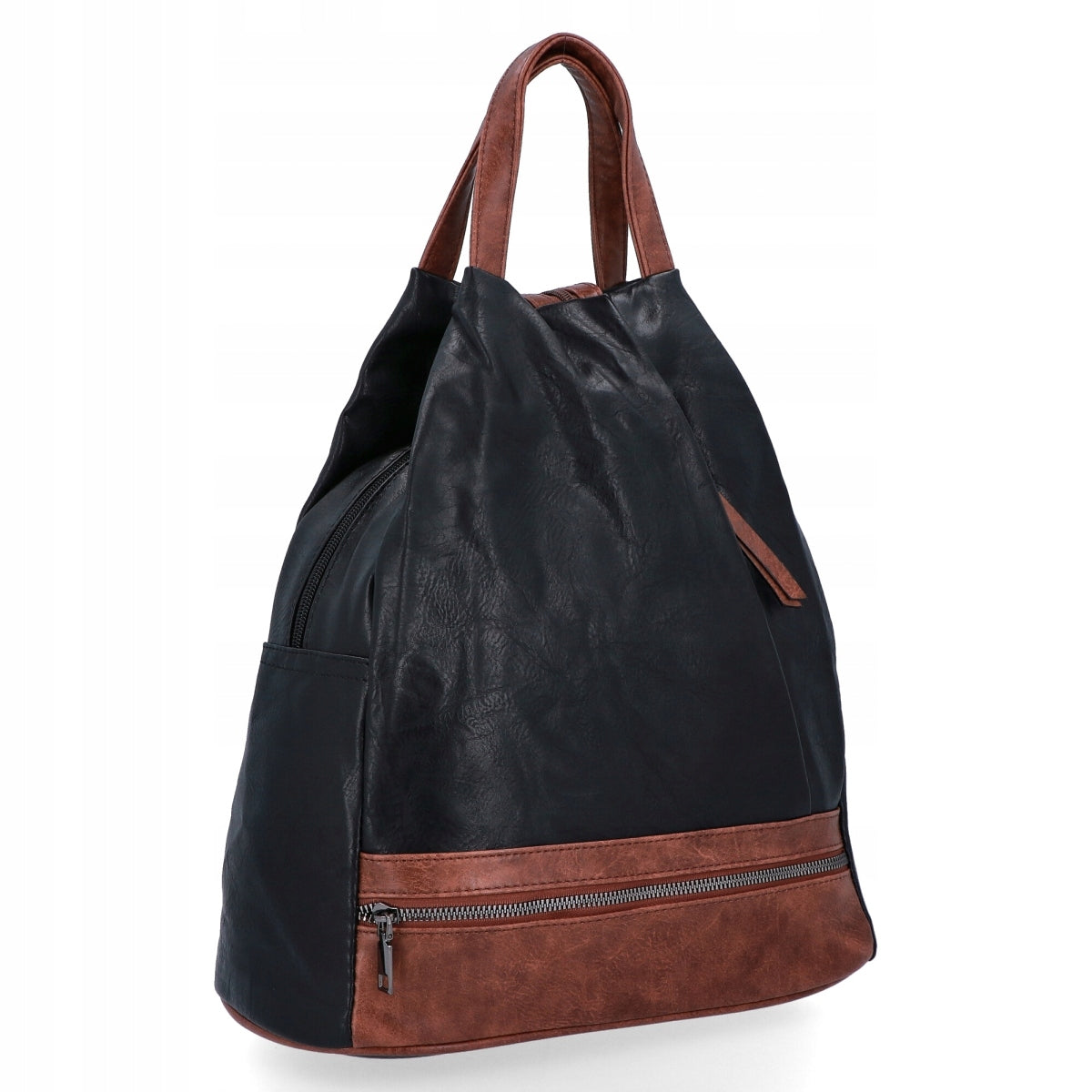 Women's Backpack Leather Black/Earth Herisson 1552H2023-51