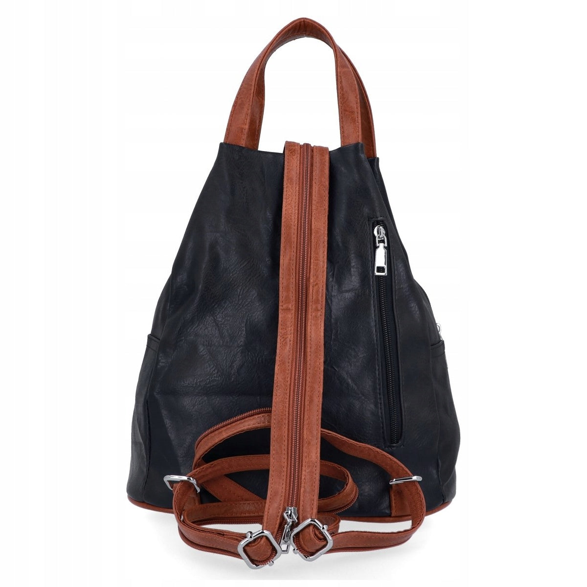 Women's Backpack Leather Eco Leather Black Herisson 1502H308 EAN (GTIN) 5904865629985