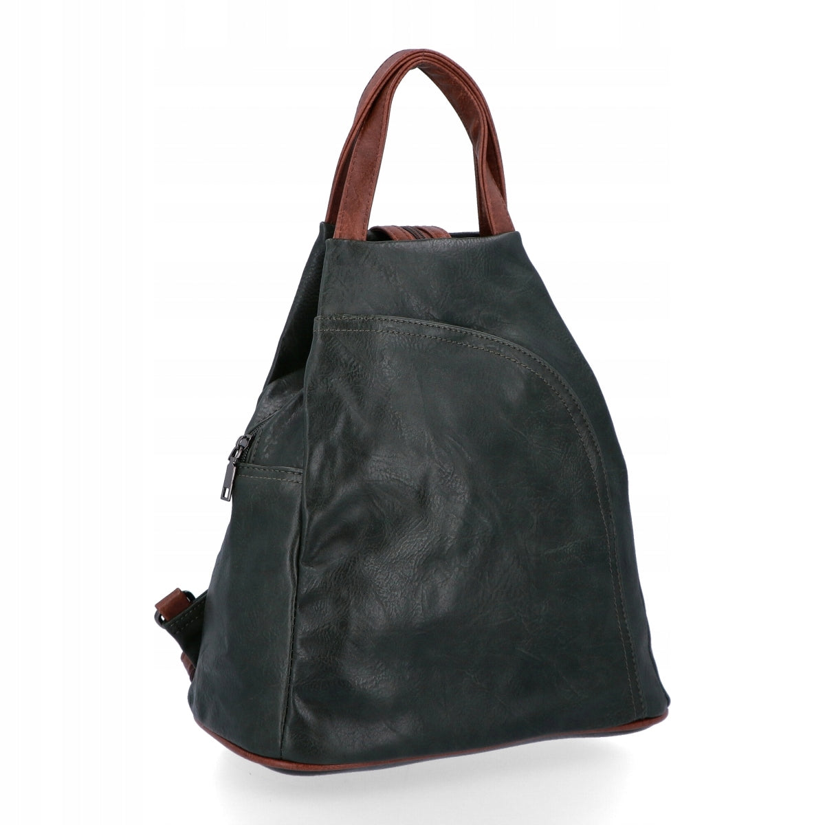 Women's Backpack Leather Eco Leather Spacious Green Herisson 1502L32 Brand HERISSON