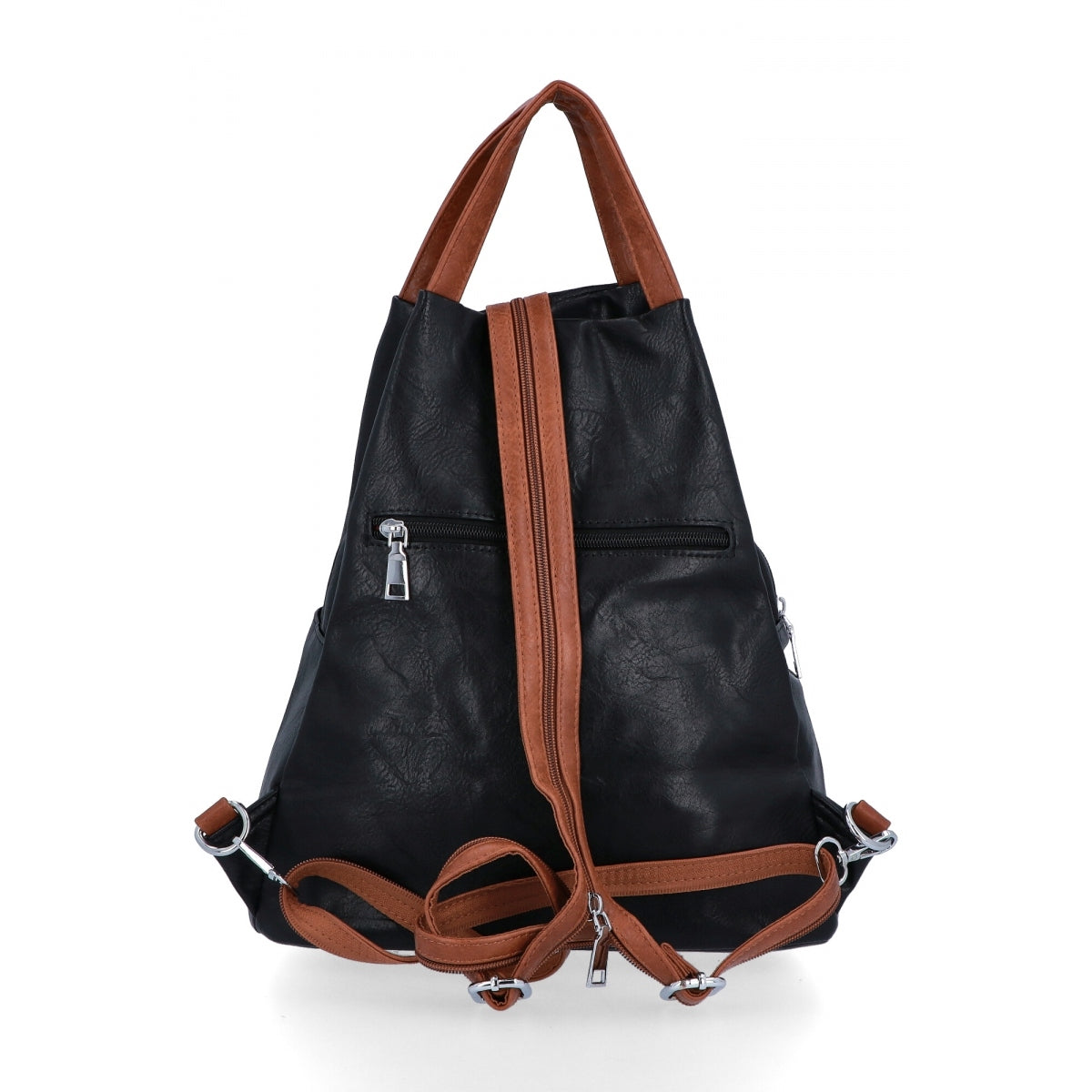 Women's Backpack Leather Urban Black/Brown Herisson HR1452B586 EAN (GTIN) 5904865638277