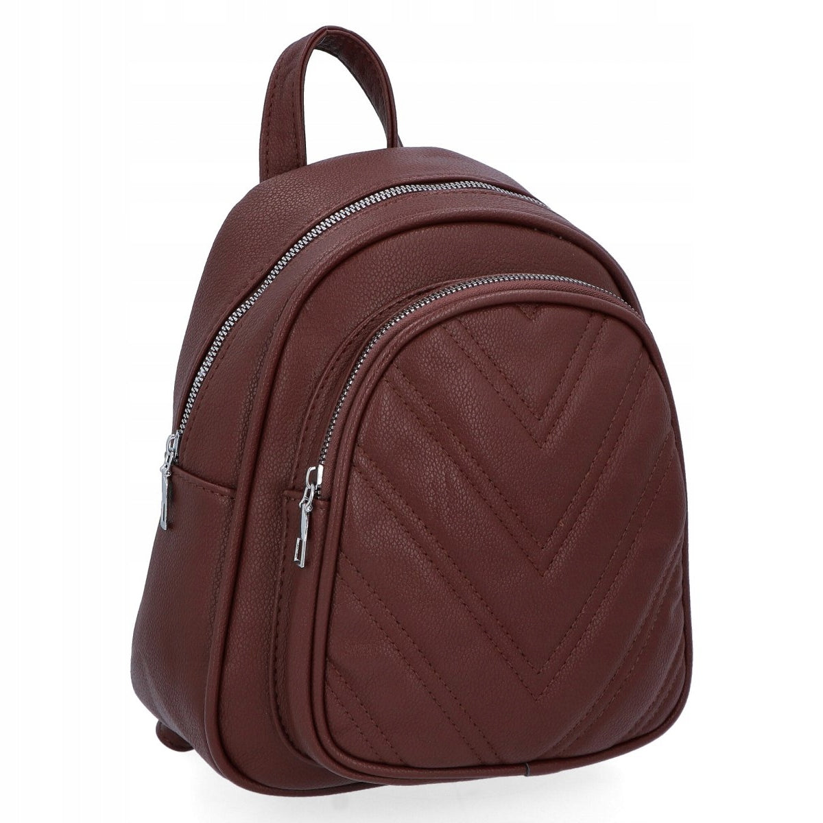 Women's Backpack Leather Urban Fashionable Chocolate Herisson 1202H523 Brand HERISSON