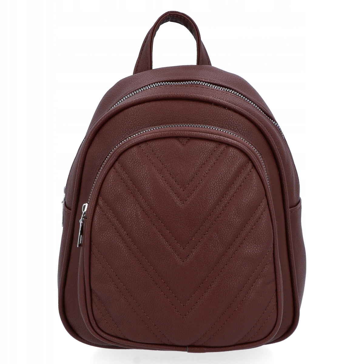 Women's Backpack Leather Urban Fashionable Chocolate Herisson 1202H523