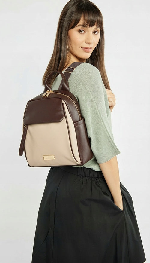 Women's Backpack Monnari Urban Black Logo Practical Stylish Urban Brand Monnari