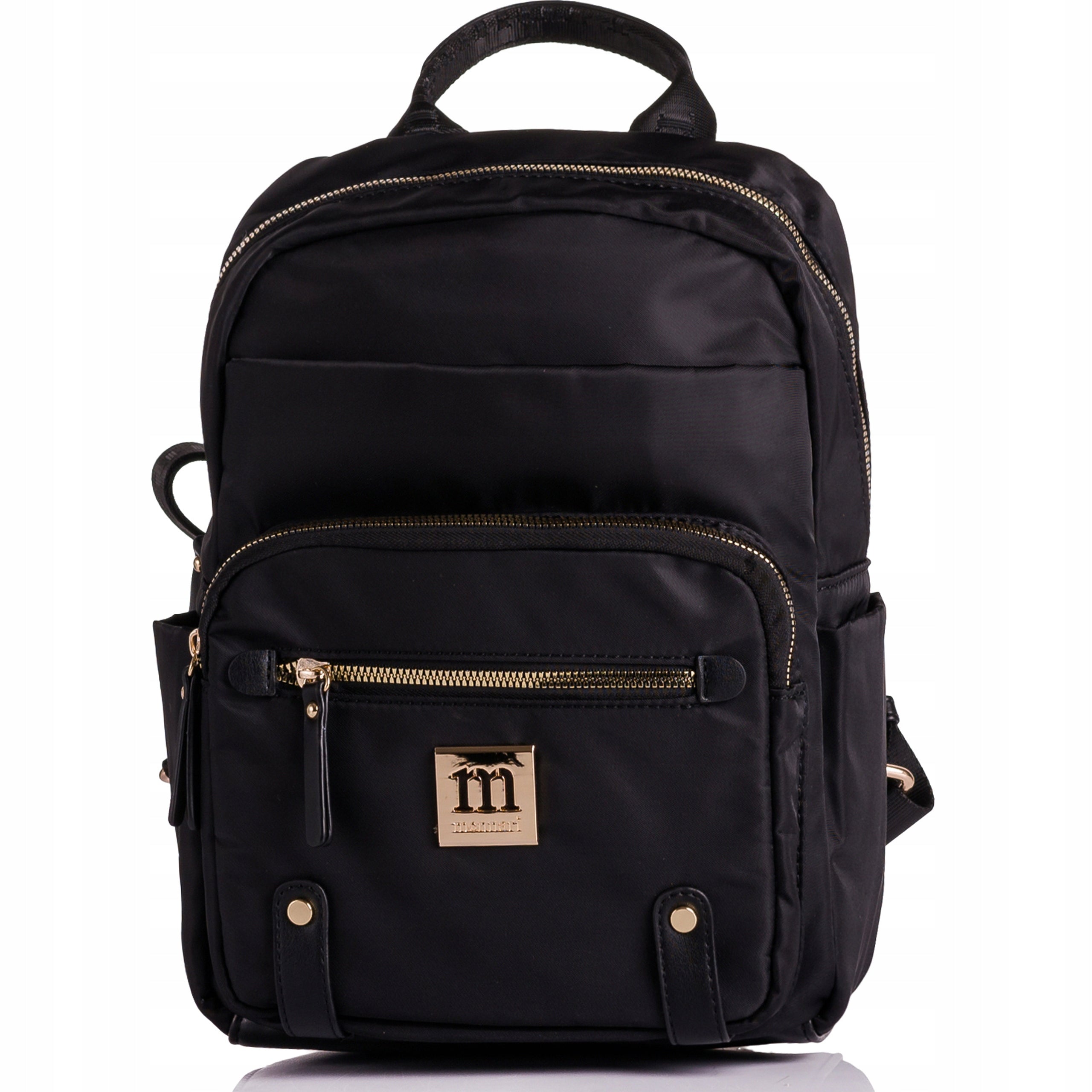 Women's Backpack Monnari Urban Black Logo Practical Stylish Urban