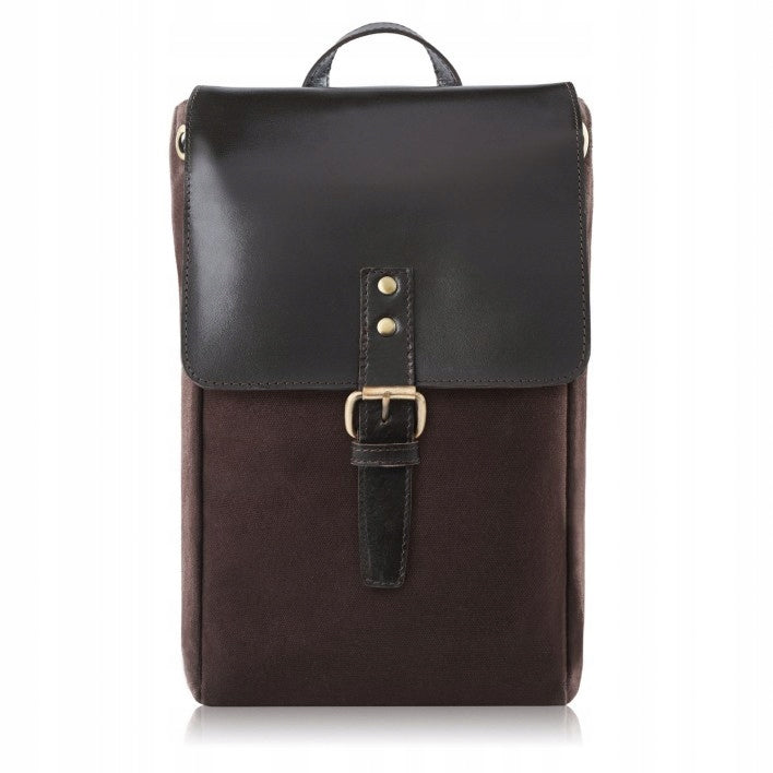 Women's Backpack Urban Small Brown Retro Leather Backpacks Paolo Peruzzi