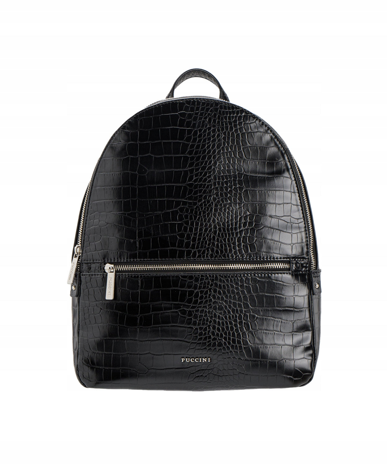 Women's Backpack Urban Work Invoice Crocco PUCCINI Black BML039P-1 Packaging status original