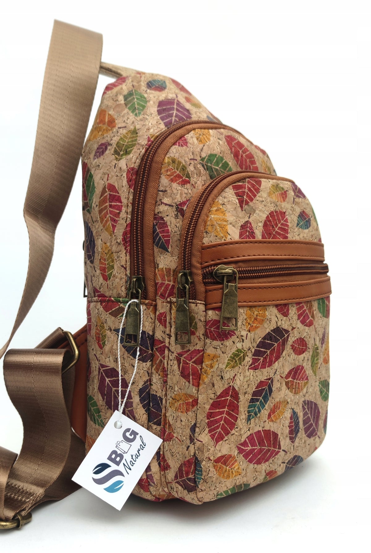 Women's Backpack with One Shoulder Cork Backpack Ultra Light Vegan EAN (GTIN) 8005940222927