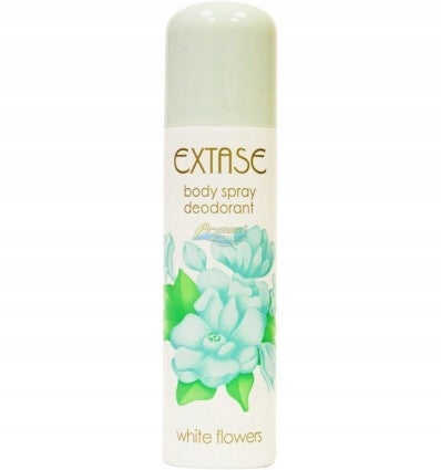 Women's Deodorant EXTASE White Flowers Antiperspirant 150ml Fragrance White
