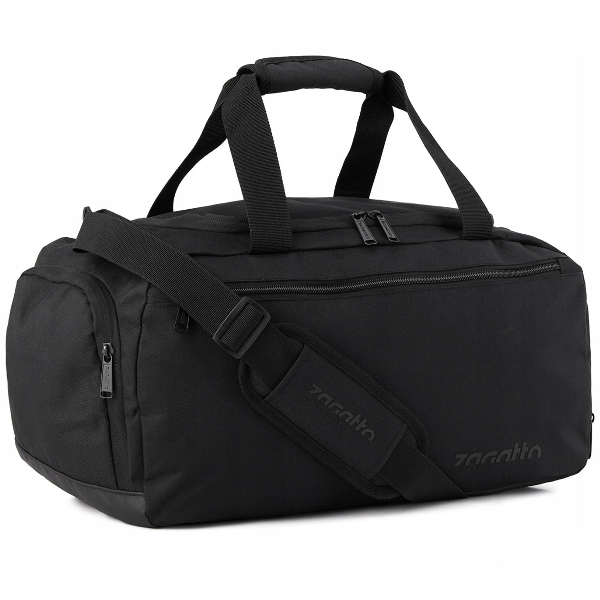 Women's Fitness Travel Sports Bag for Gym Training Black ZAGATTO Model ZG935