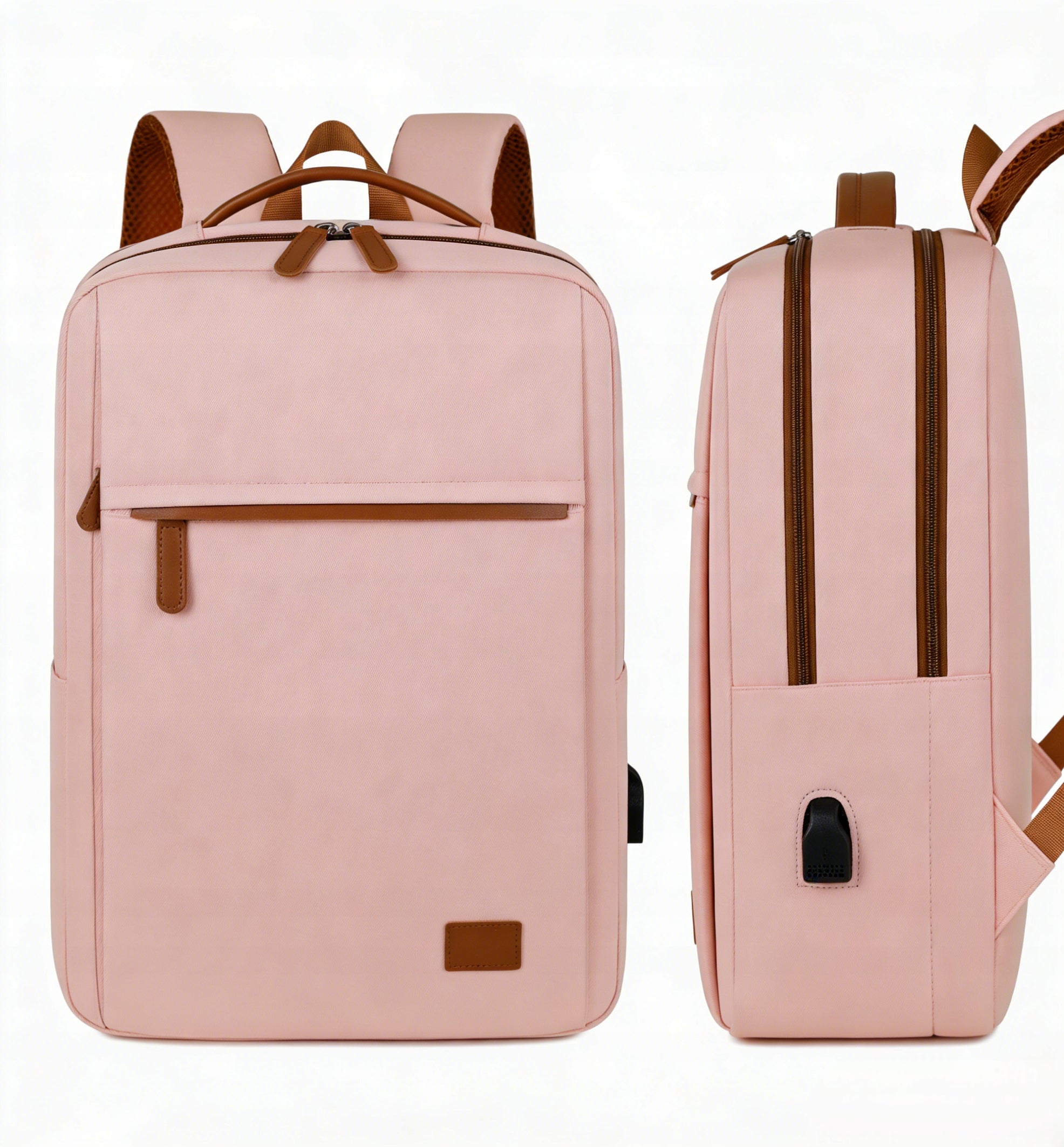 Women's Laptop Backpack, Spacious Pink School Bag for Work & Youth Brand no brand