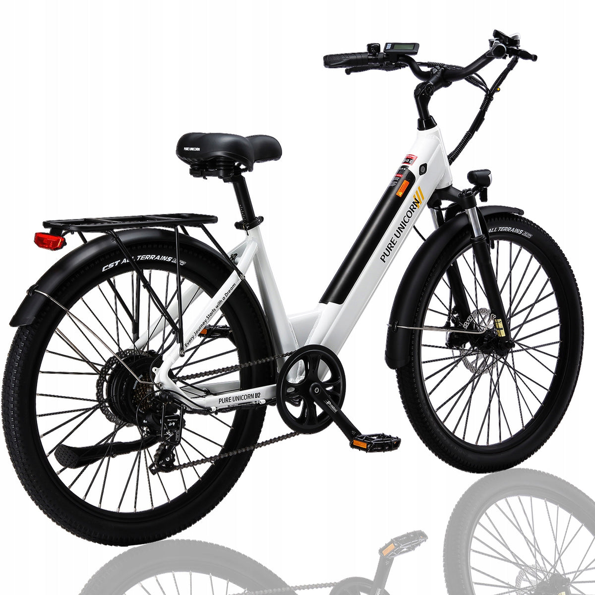 Women's/Men's Electric Vehicles PURE UNICORN U2 1000W 12.8Ah 45km/h Foldability partially assembled, calibrated