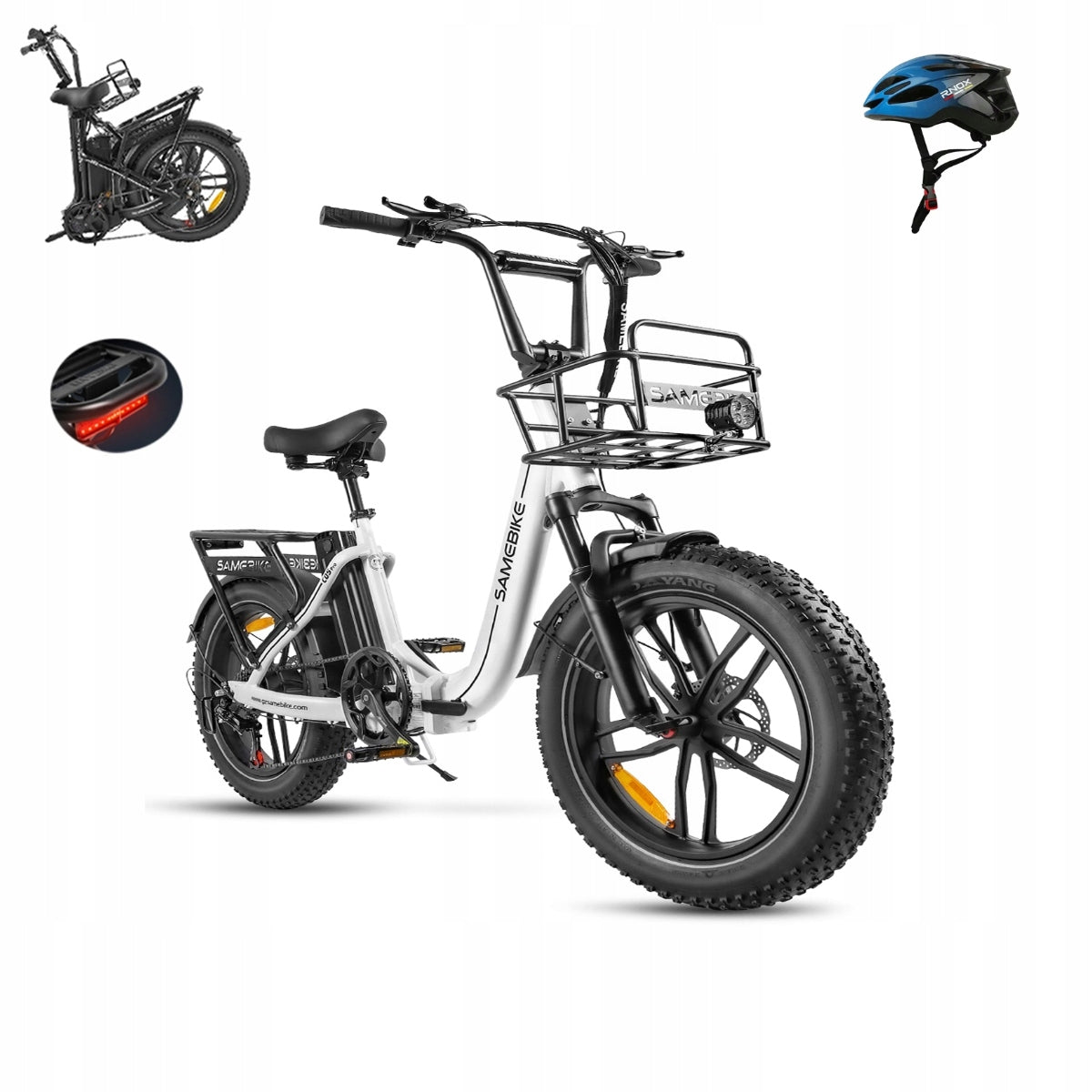 Women's/Men's Electric Vehicles Samebike C05 Pro 20" 36V 500W 35KM/H 70KM