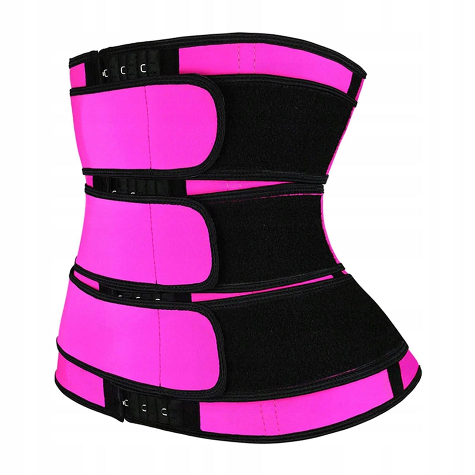Women s Neoprene Waist Belt Corset Rose Red XXXL Color other