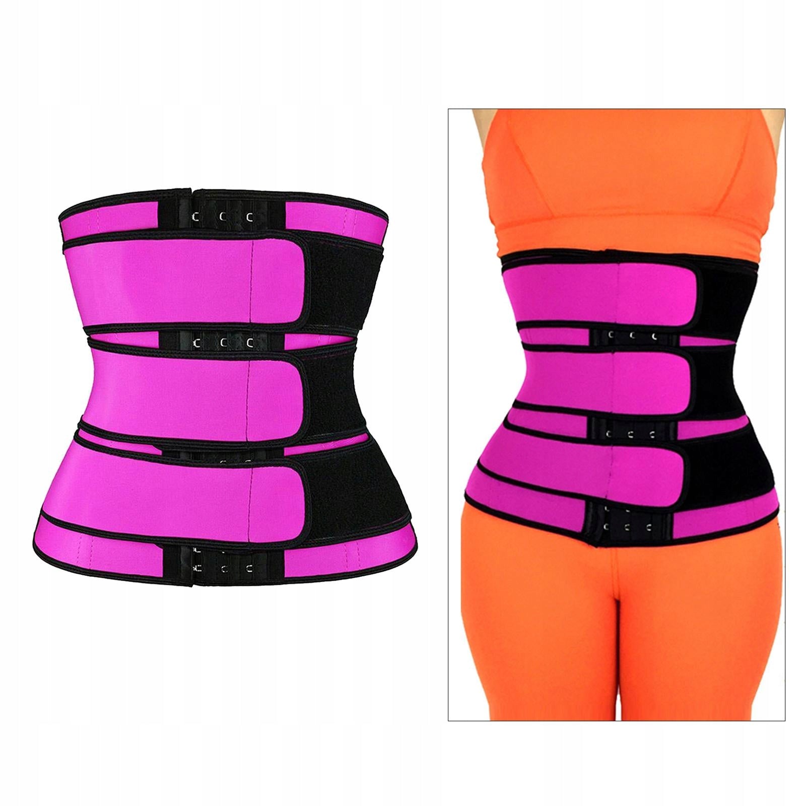 Women s Neoprene Waist Belt Corset Rose Red XXXL Manufacturer code 04371030697
