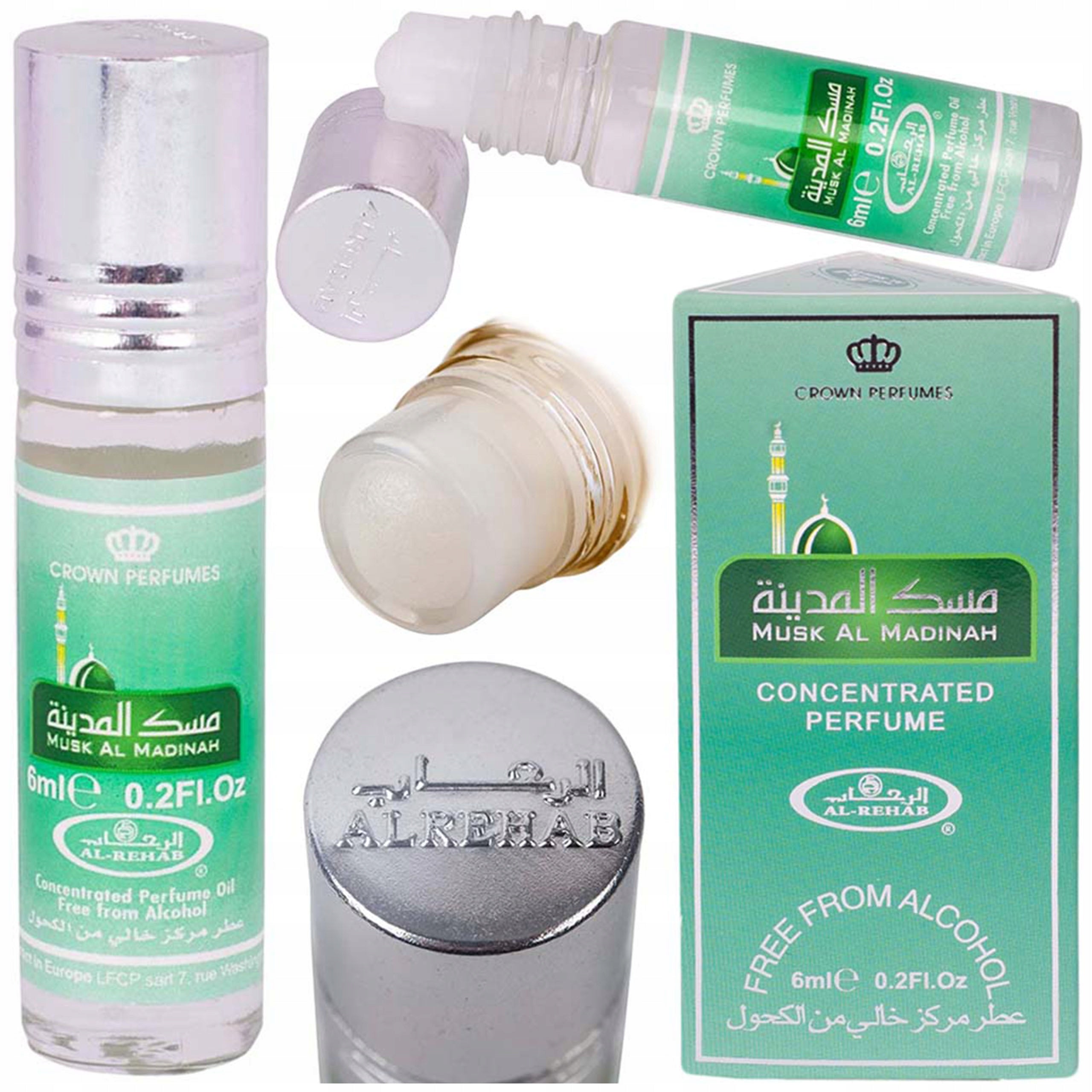 Women's Organic Perfume Al-Rehab Musk Al Madinah Fresh Musk Packaging status original