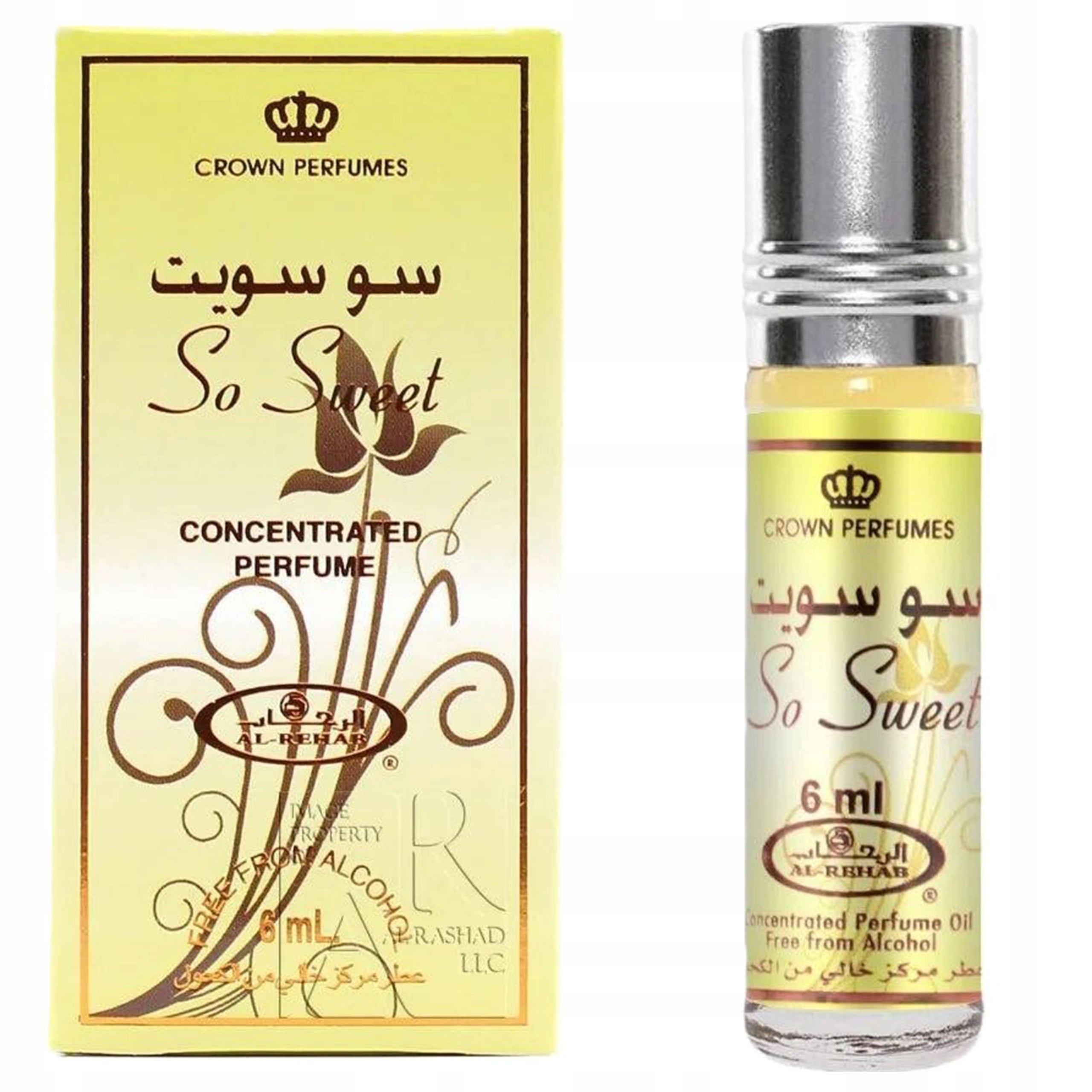 Women's Organic Perfume Al-Rehab So Sweet in Oriental Oil Delicate Packaging status original