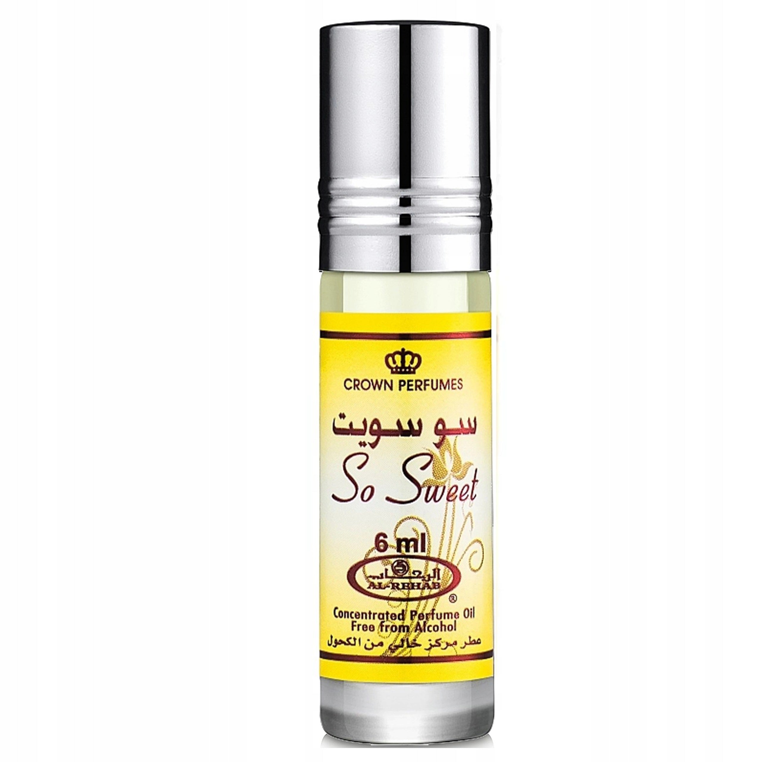 Women's Organic Perfume Al-Rehab So Sweet in Oriental Oil Delicate