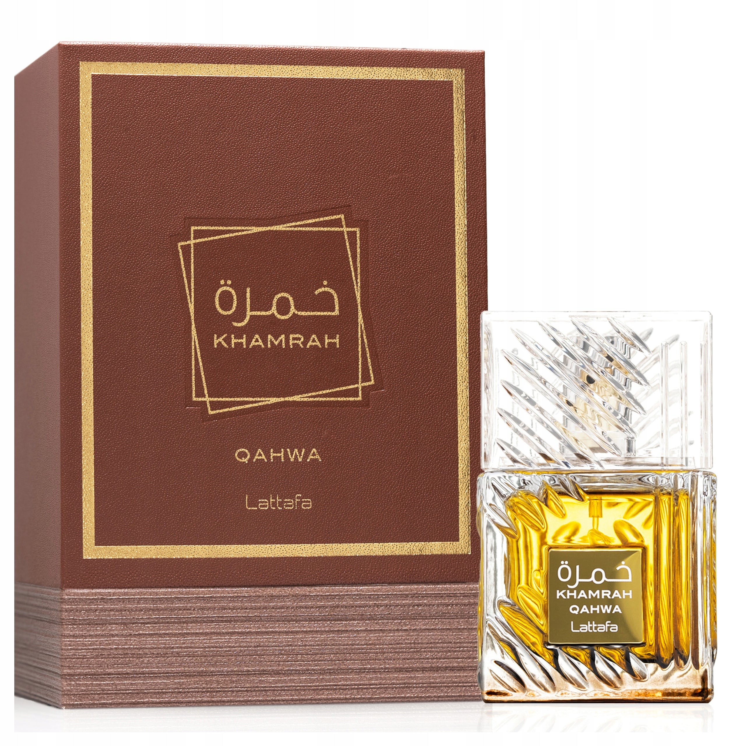 Women's Perfume Arabic Lattafa Khamrah Qahwa ORIGINAL Samples Certificate Packaging status original