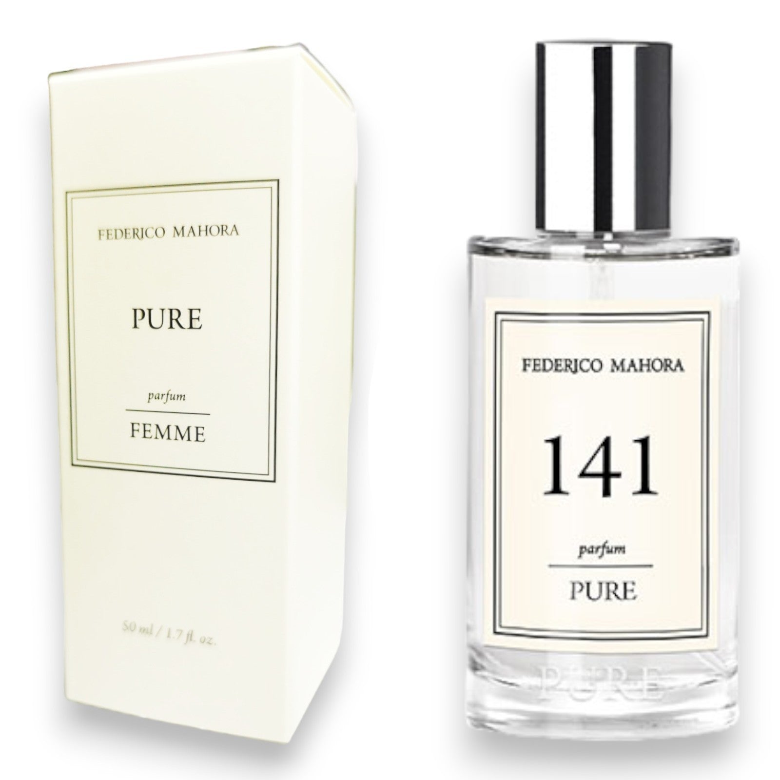 Women's Perfume FM 141 PURE 20% 50ml Floral Yuzu Pomegranate Lotus Musk Ambra Brand FM World