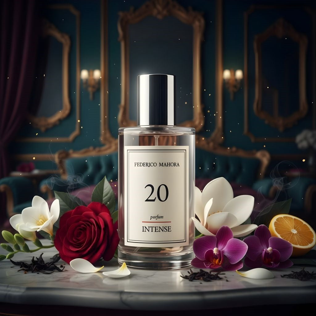 Women's Perfume FM 20 Intense 20% 50ml Woody Water Notes Patchouli Jasmine Packaging status original