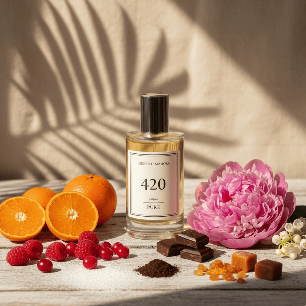 Women's Perfume FM 420 Pure 20% 50ml Floral Sweet Musk Packaging status original