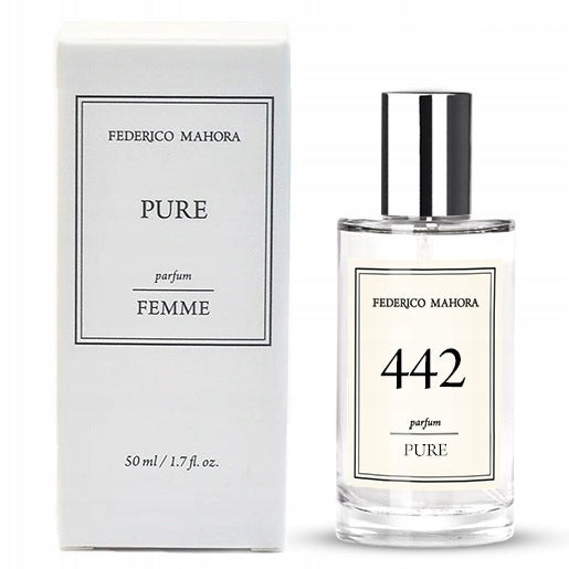 Women's Perfume FM 442 Pure 20% 50ml Floral Patchouli Lemon Pepper Rose Brand FM World