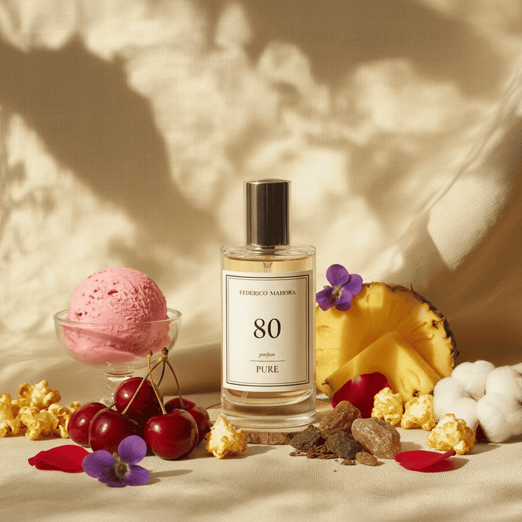 Women's Perfume FM 80 Pure 20% 50ml Chypre Strawberry Cherry Pineapple Violets Packaging status original