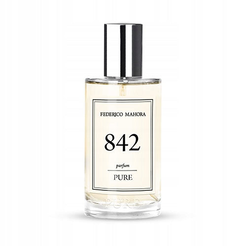 Women's Perfume FM 842 Pure 20% 50ml Floral Peach Rhubarb Freesia Brand FM World