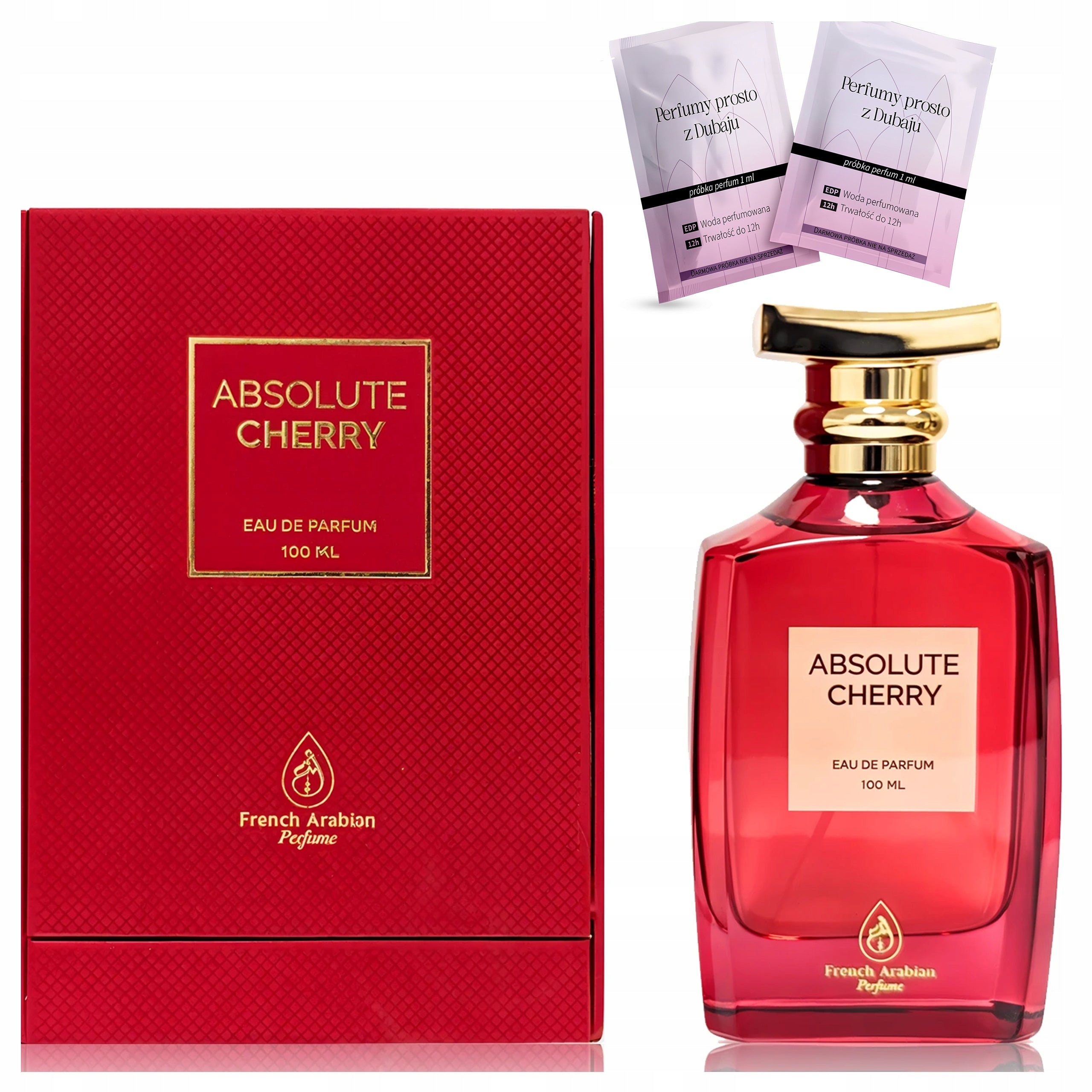 Women's Perfume French Arabian Absolute Cherry Original + 2 samples
