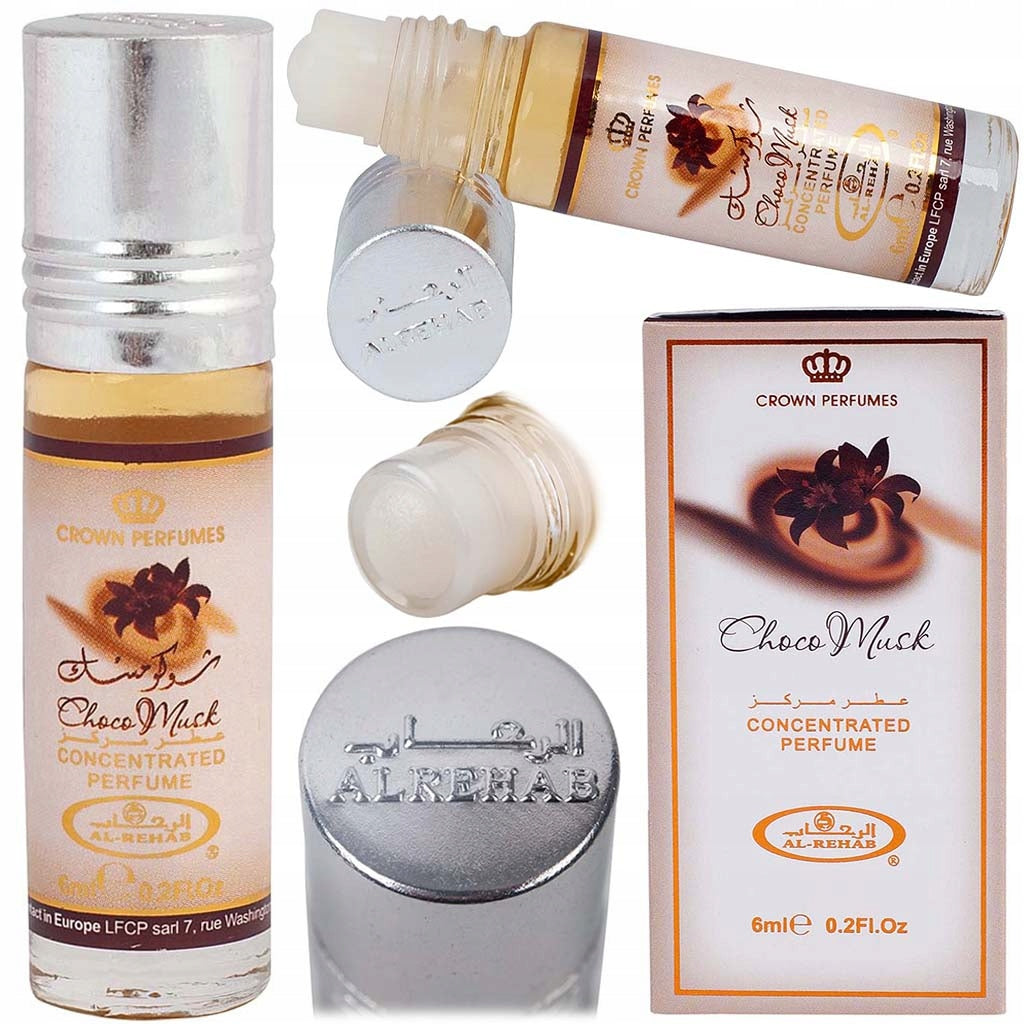 Women's Perfume In Oil Al-Rehab Choco Musk Insane Chocolate Box Packaging status original