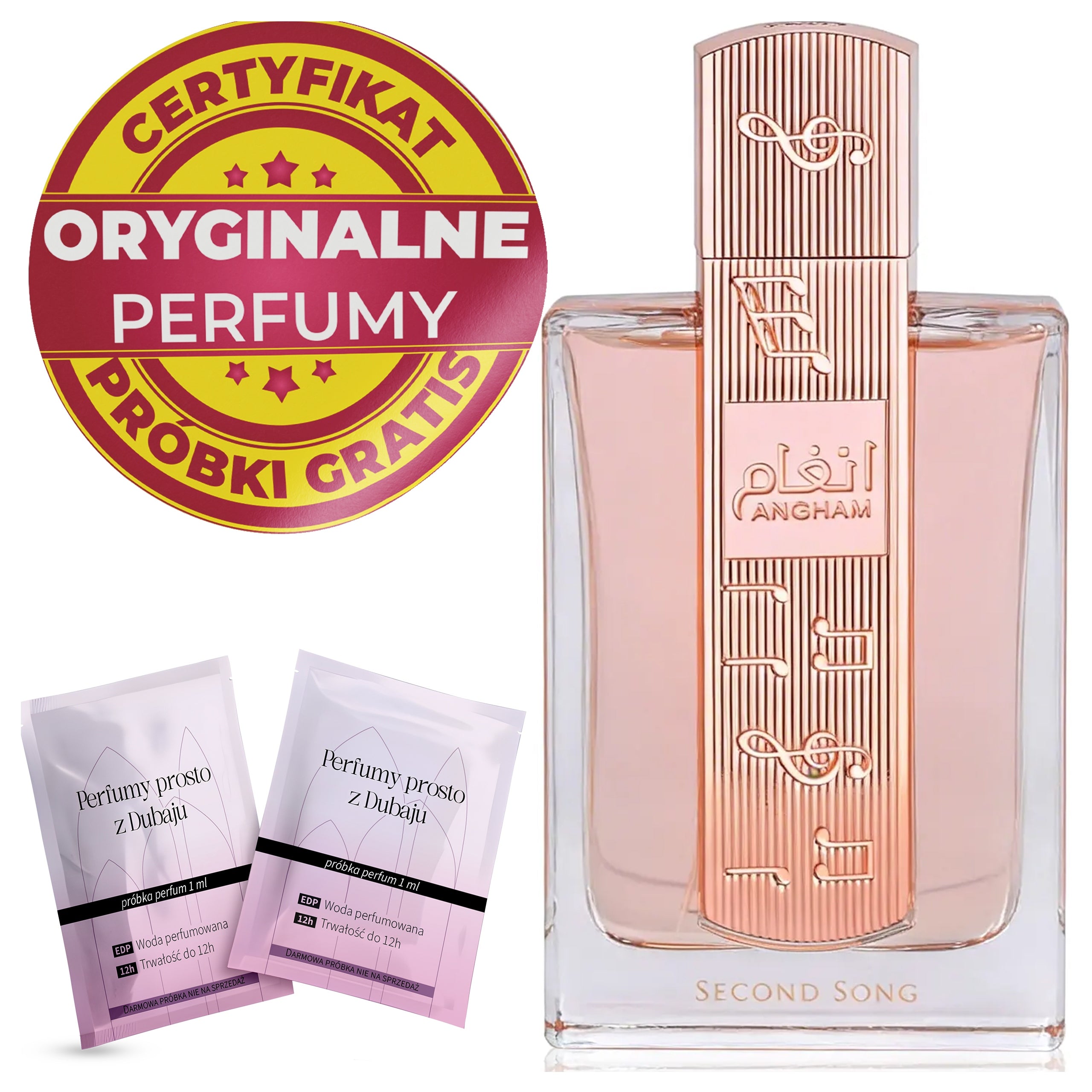 Women's Perfume Lattafa Angham Second Song Original HologramSamples