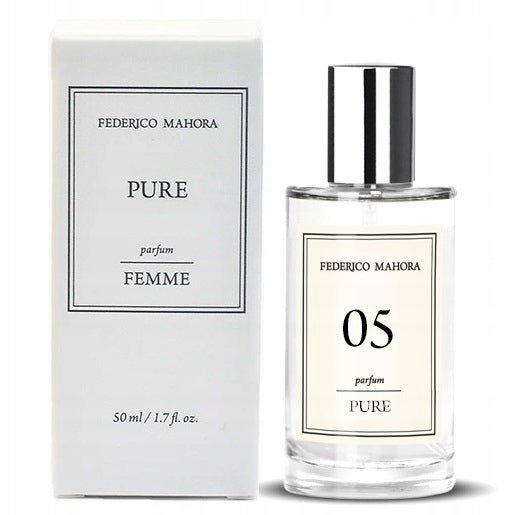Women's Perfume PURE 05 20% 50ml Chypre Coriander Sandalwood Vanilla Manufacturer code 100005