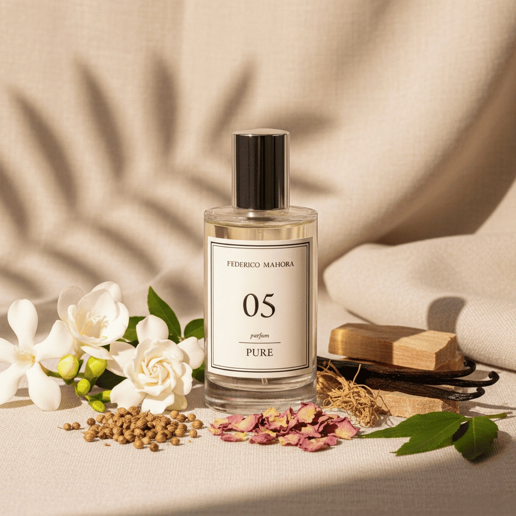 Women's Perfume PURE 05 20% 50ml Chypre Coriander Sandalwood Vanilla Packaging status original