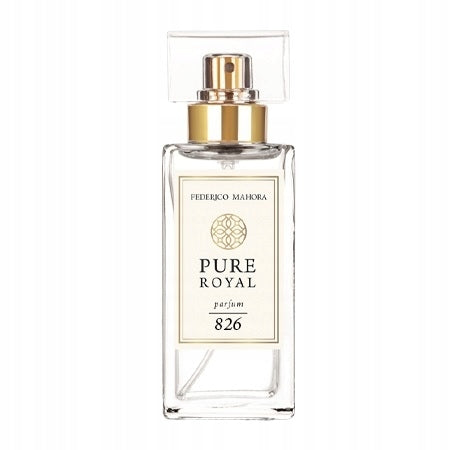 Women's Perfume PURE ROYAL 826 50ml Floral Aldehyde Lily of the Valley Jasmine Musk