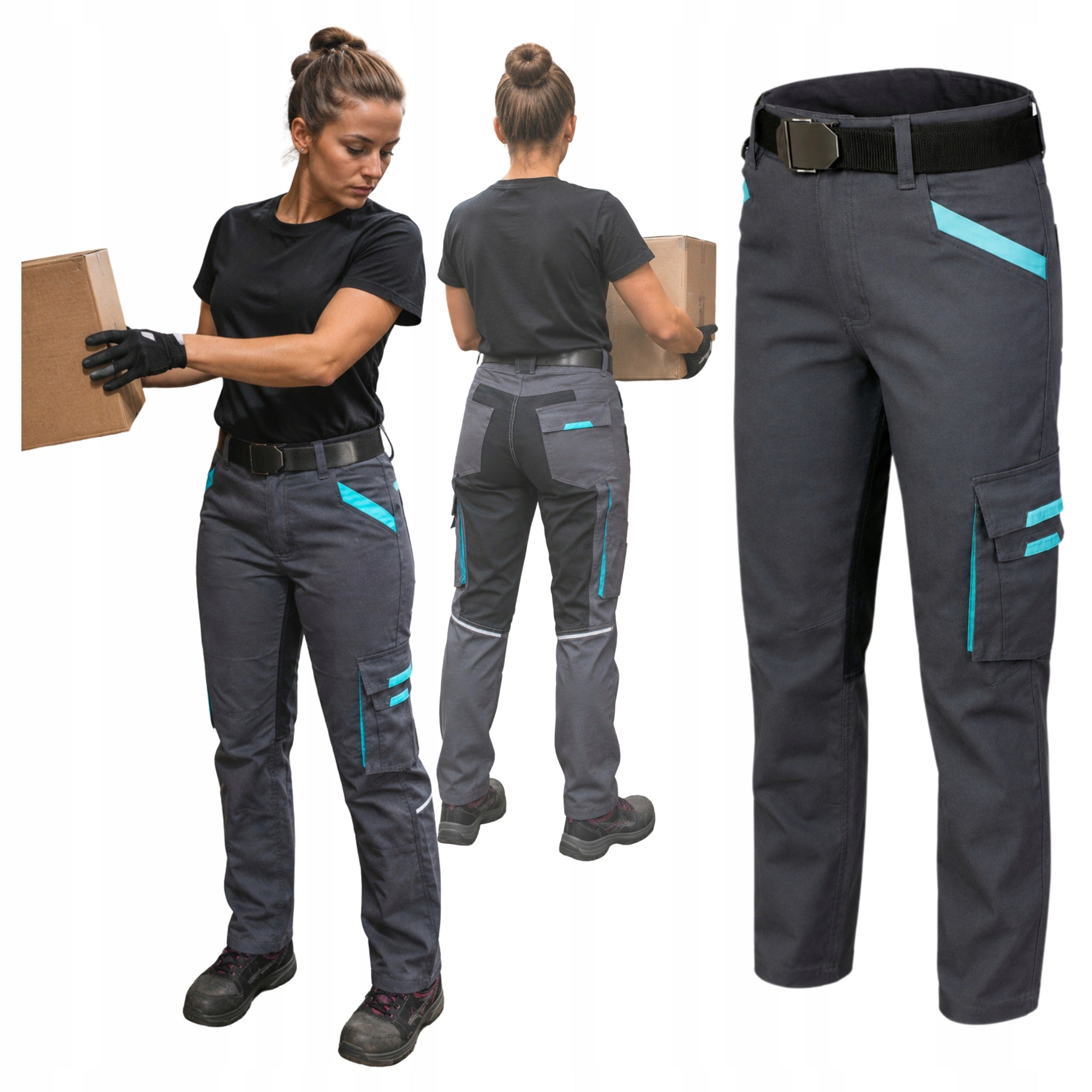 Women's Protective Work Pants Elastic Very Comfortable STRETCH Cotton