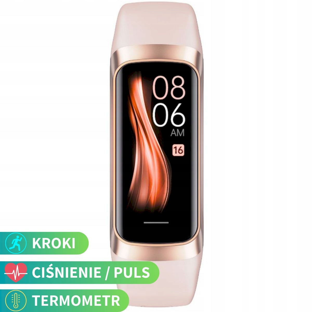 Women's Smartband Rubicon RNCF05 pink smartwatch SMARUB210