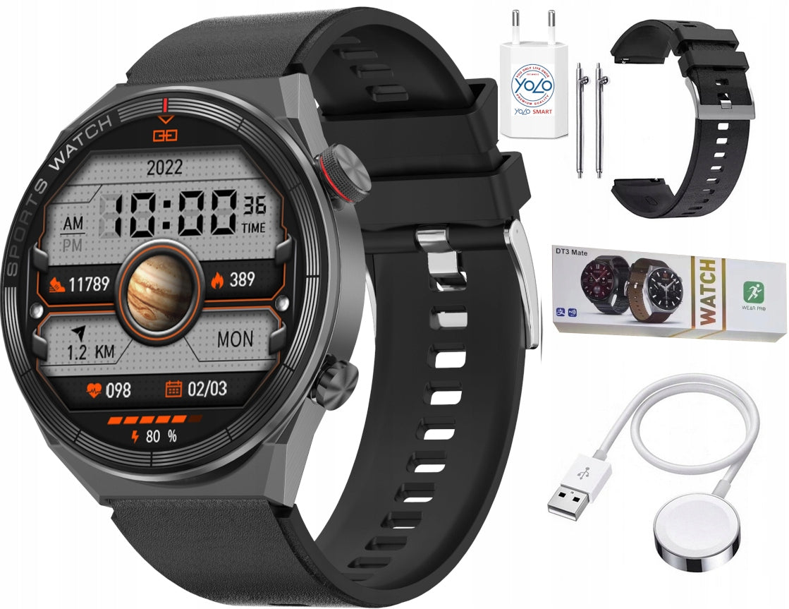 Women's Smartwatch DT3 Mate Conversation Measurements Induction 2 Strips Health
