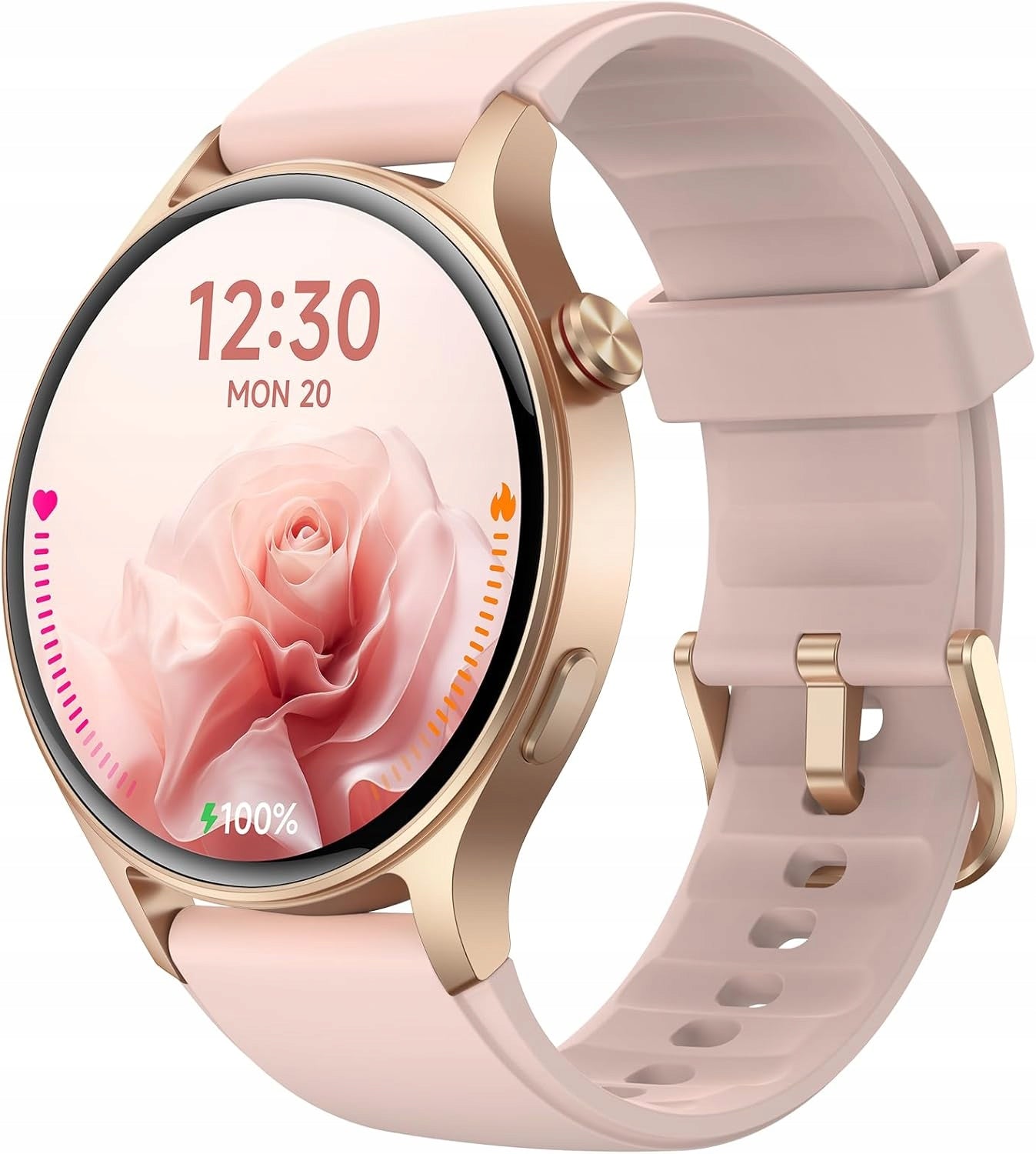 Women's Smartwatch Fitpolo AMOLED 1.3" Conversation IP68 Pulse SpO