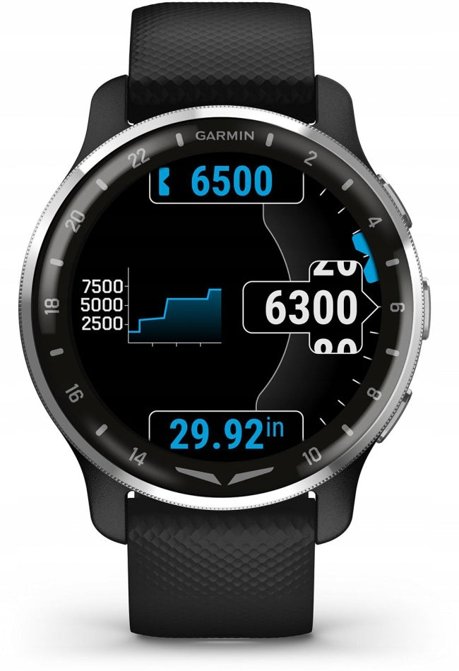 Women's Smartwatch GARMIN 010-02496-19 black sports aviation